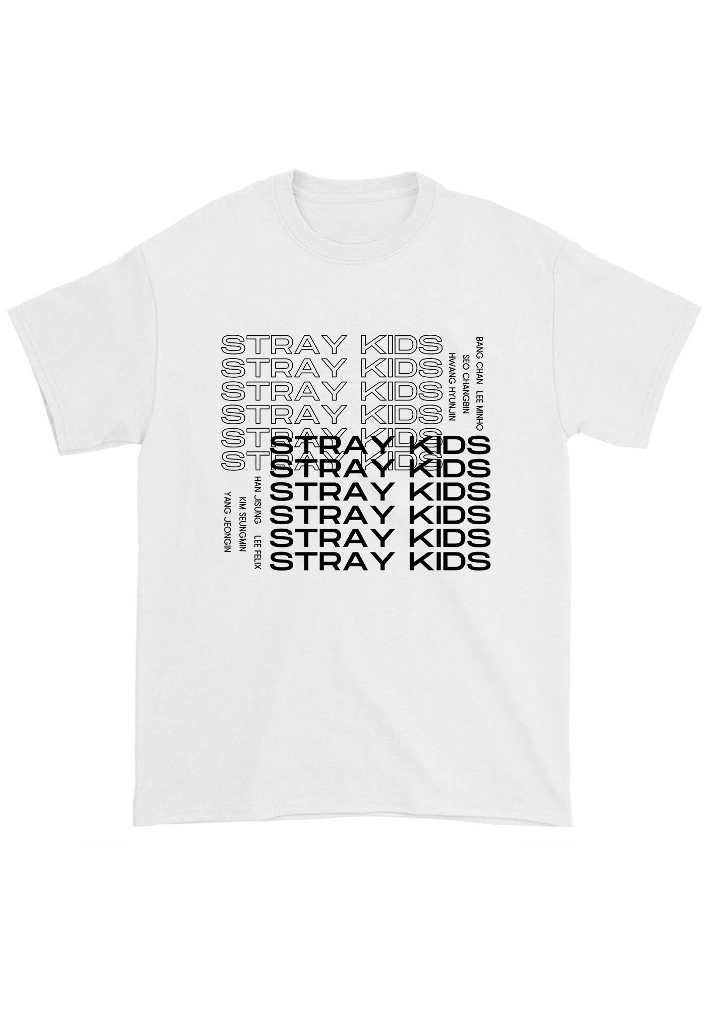 Skz Rectangle Skz Kpop Chunky Shirt