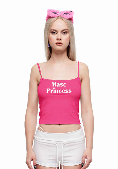 Masc Princess Pride Y2K Spaghetti Strap Cami Cherrykitten