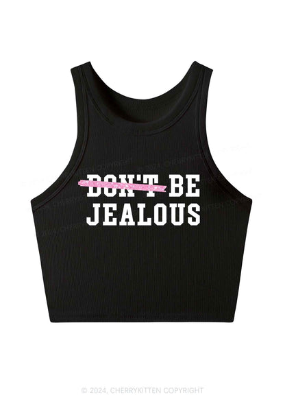 Be Jealous Y2K Crop Tank Top Cherrykitten