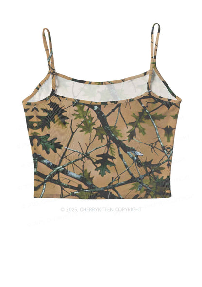 Branches Camouflage Y2K Mesh Cami Tank Cherrykitten
