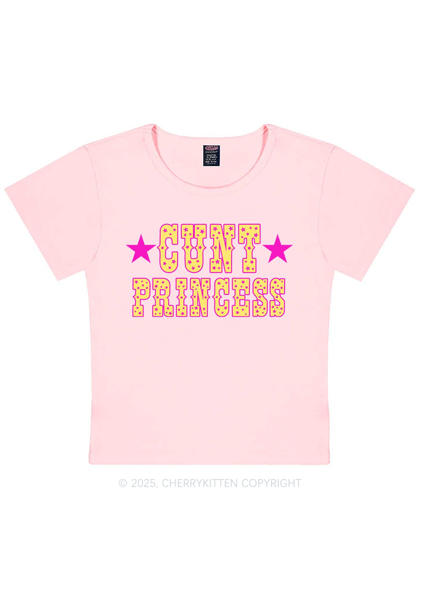 Cxxt Princess Y2K Baby Tee Cherrykitten