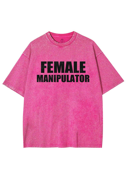 Female Manipulator Y2K Shirts Washed Tee Cherrykitten