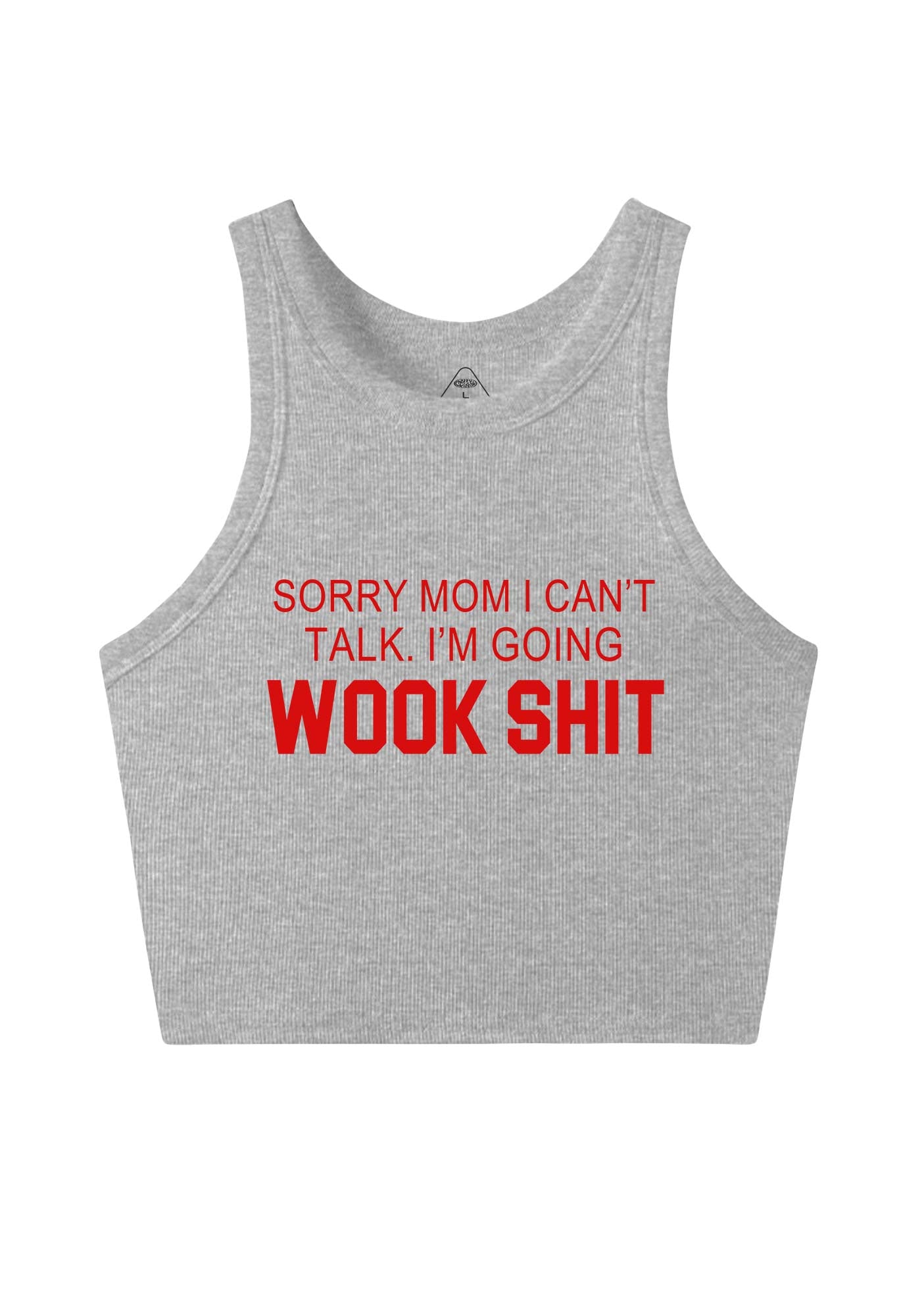 Im Doing Wook Shxt Y2K Crop Tank Top Cherrykitten