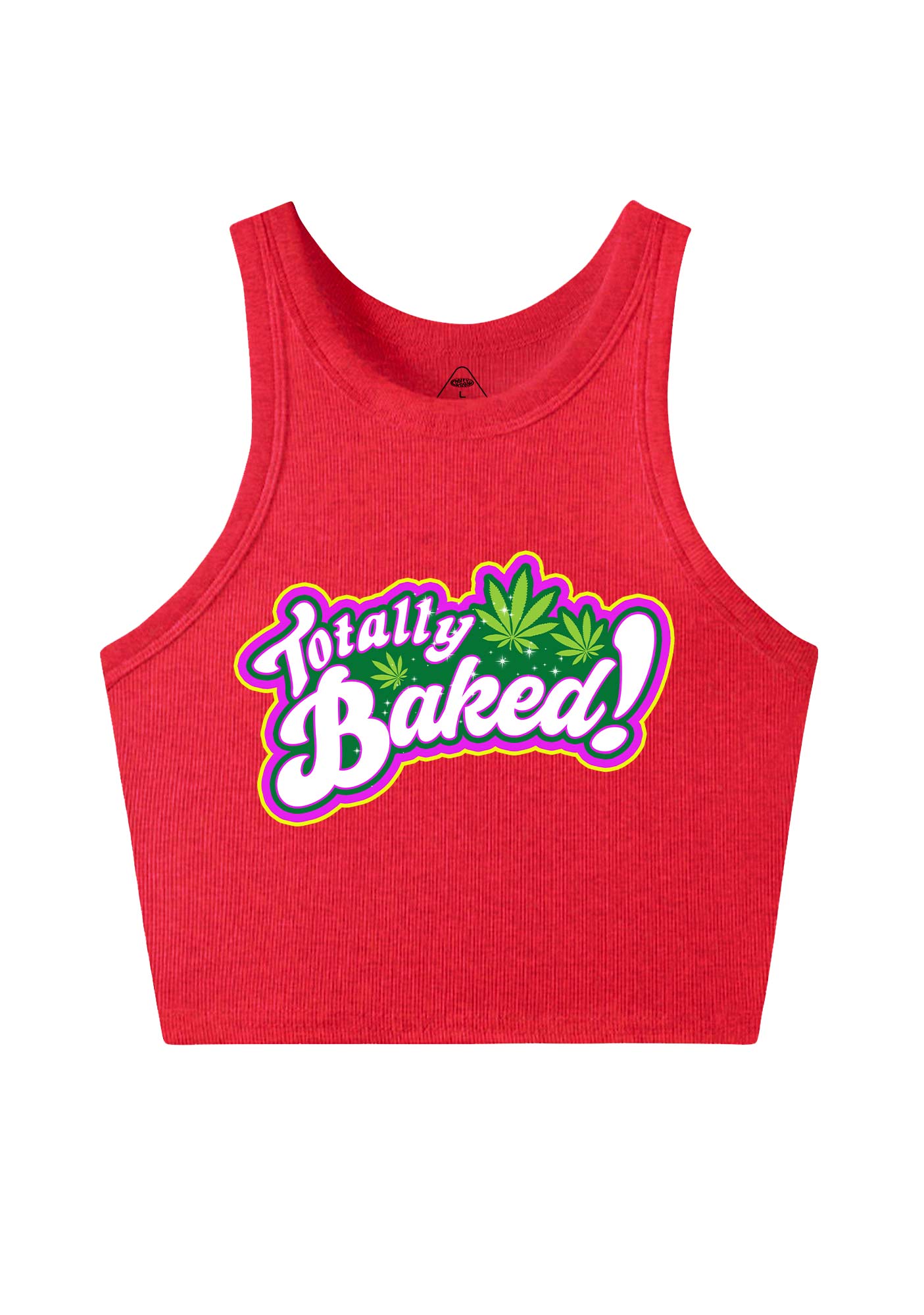 Totally Baked Y2K Crop Tank Top Cherrykitten
