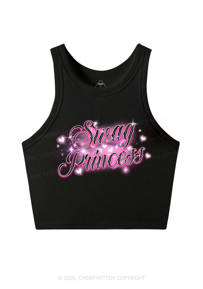 Swag Princess Y2K Crop Tank Top Cherrykitten