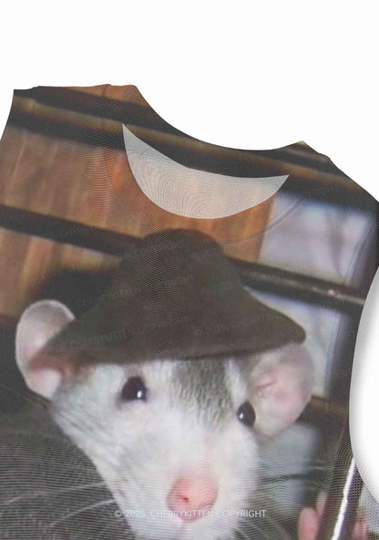 Gentlemen Rats Y2K Mesh Muscle Tank Cherrykitten