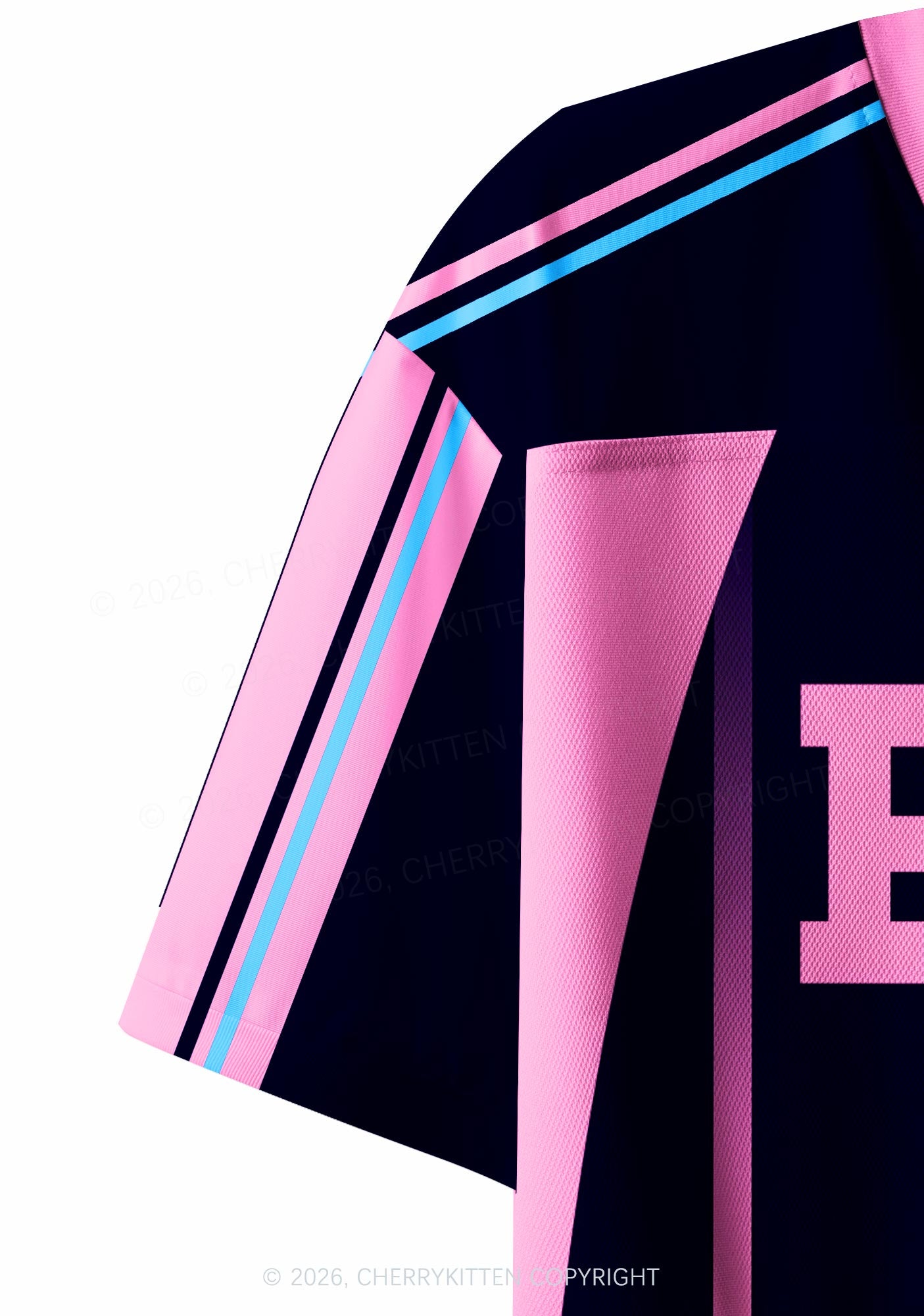 Black Protect The Dolls Pride Y2K Crop Sport Jersey Shirts Cherrykitten