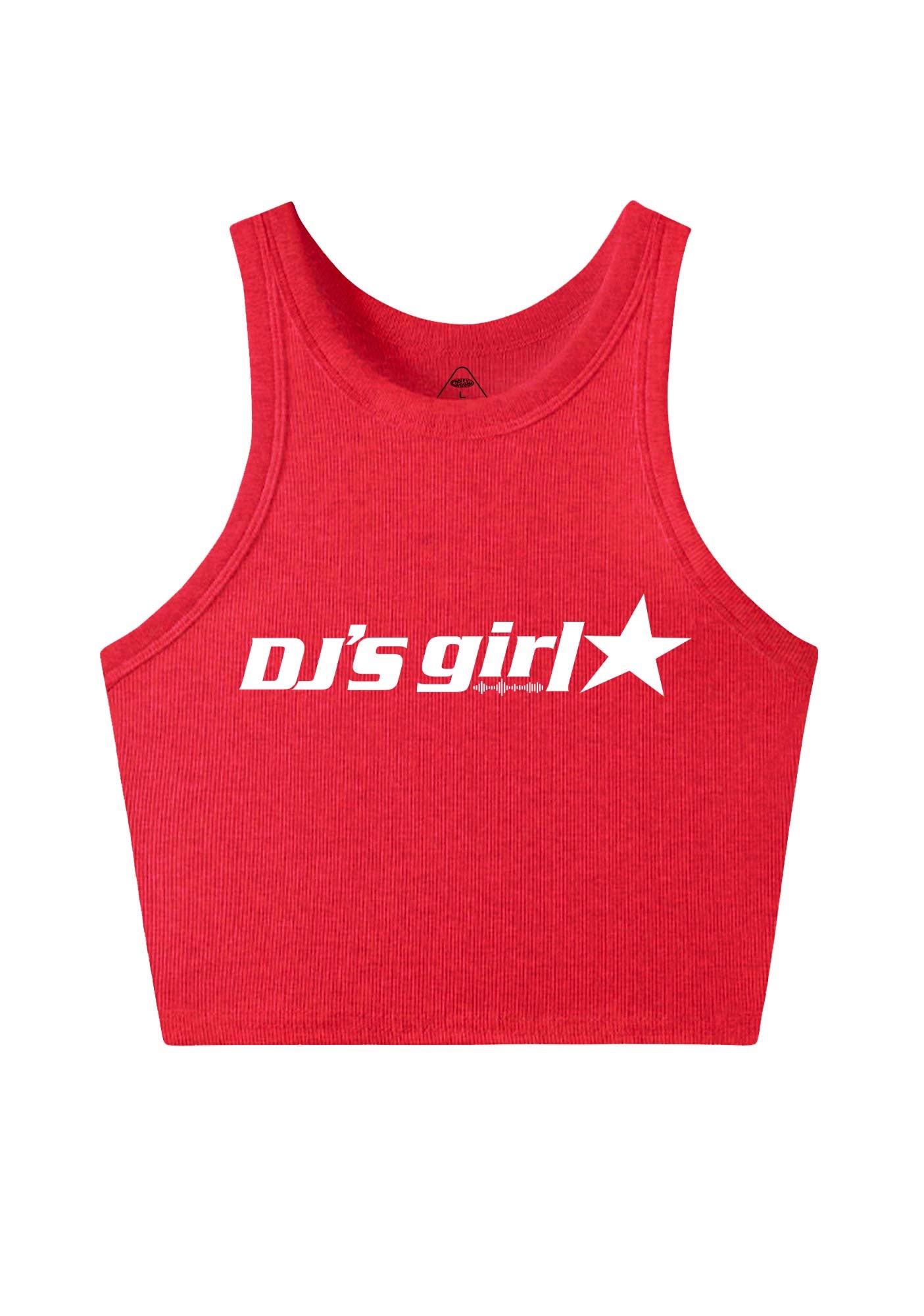 DJs Girl Y2K Crop Tank Top Cherrykitten