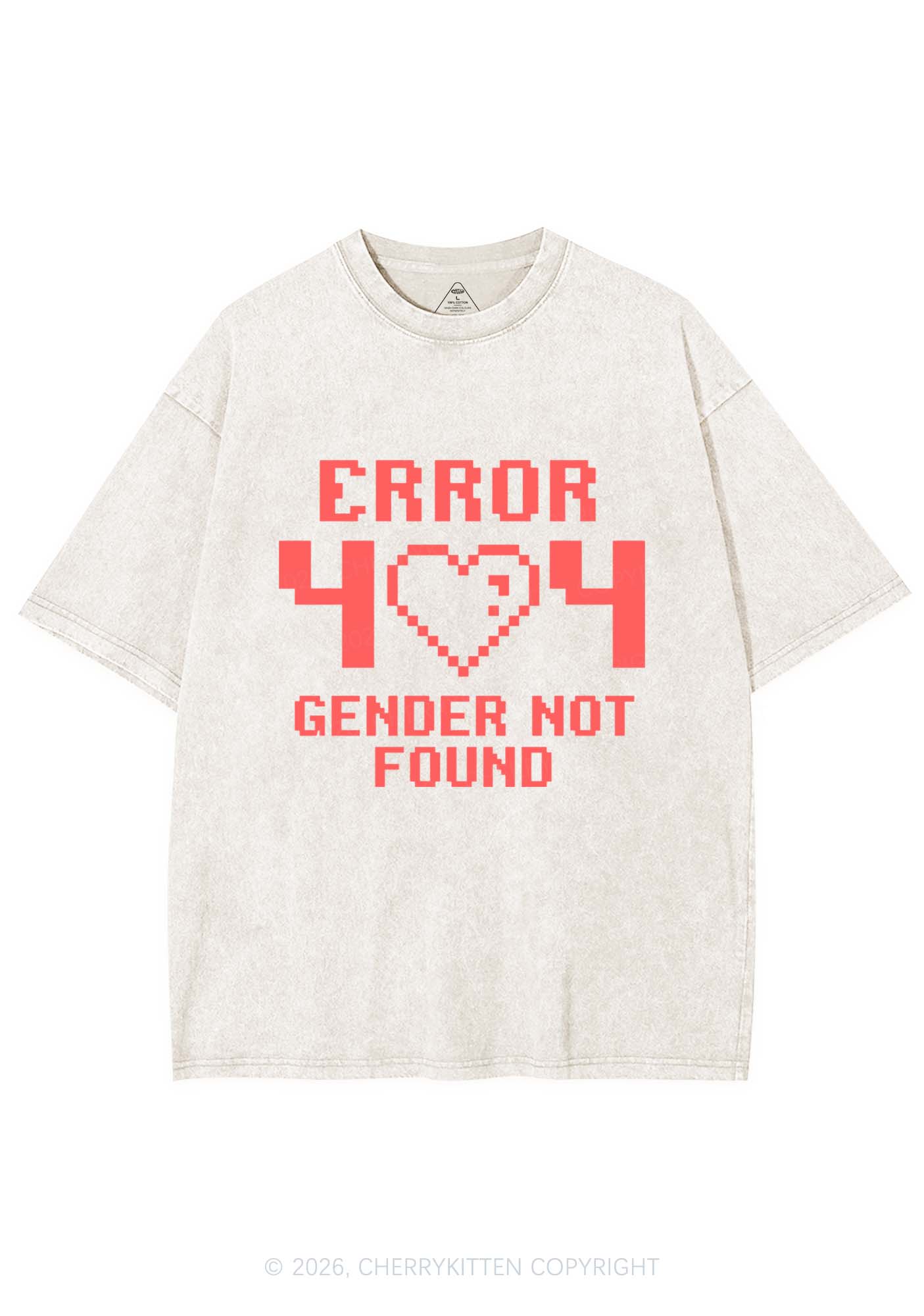 Gender Not Found Pride Y2K Shirts Washed Tee Cherrykitten