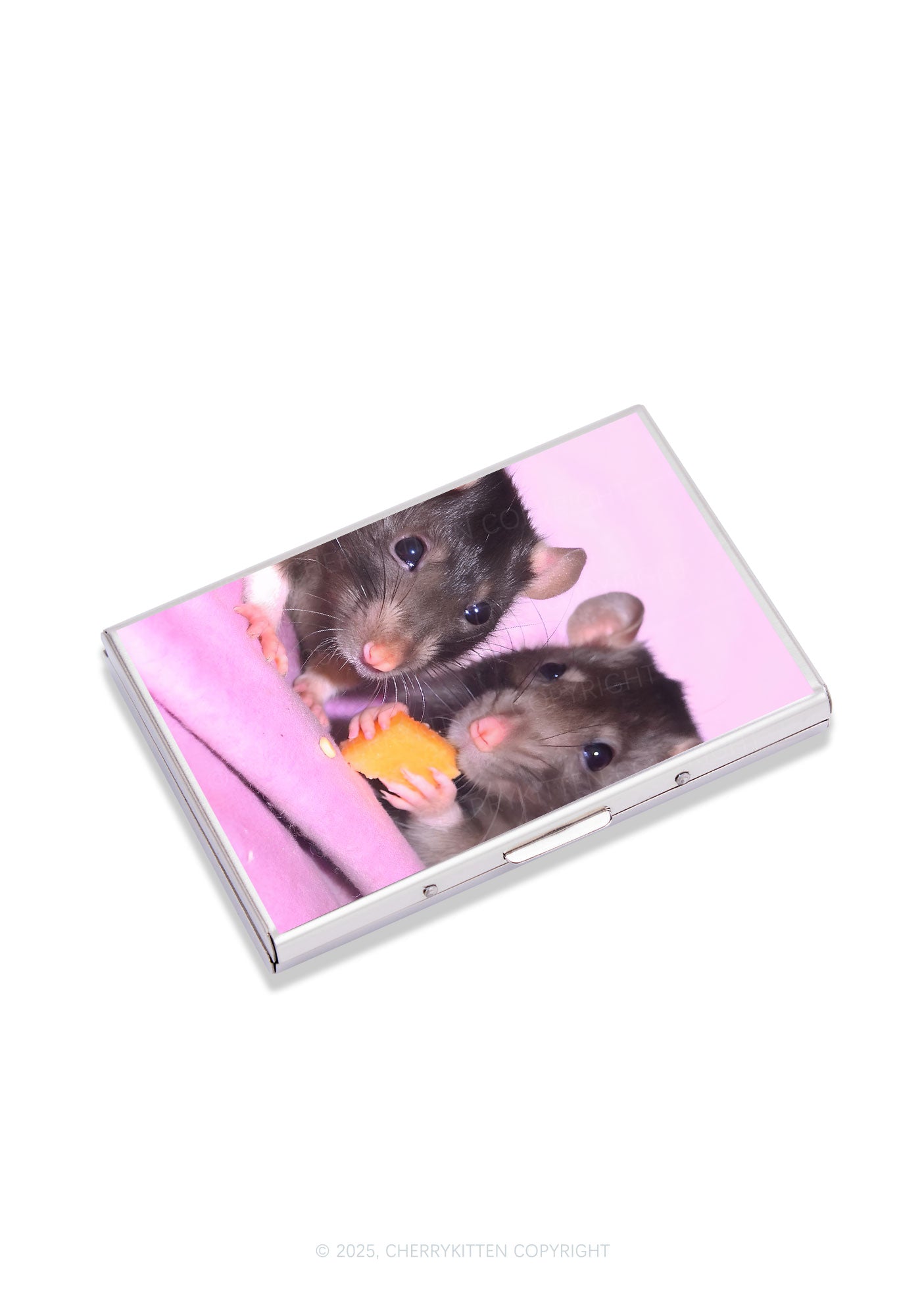 Cheese Rat Y2K Mirror Cigarette Case Cherrykitten