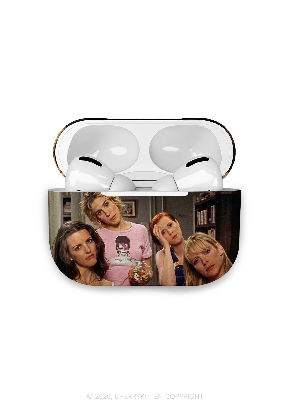 Girl Puzzled Y2K Earphone Case Cherrykitten