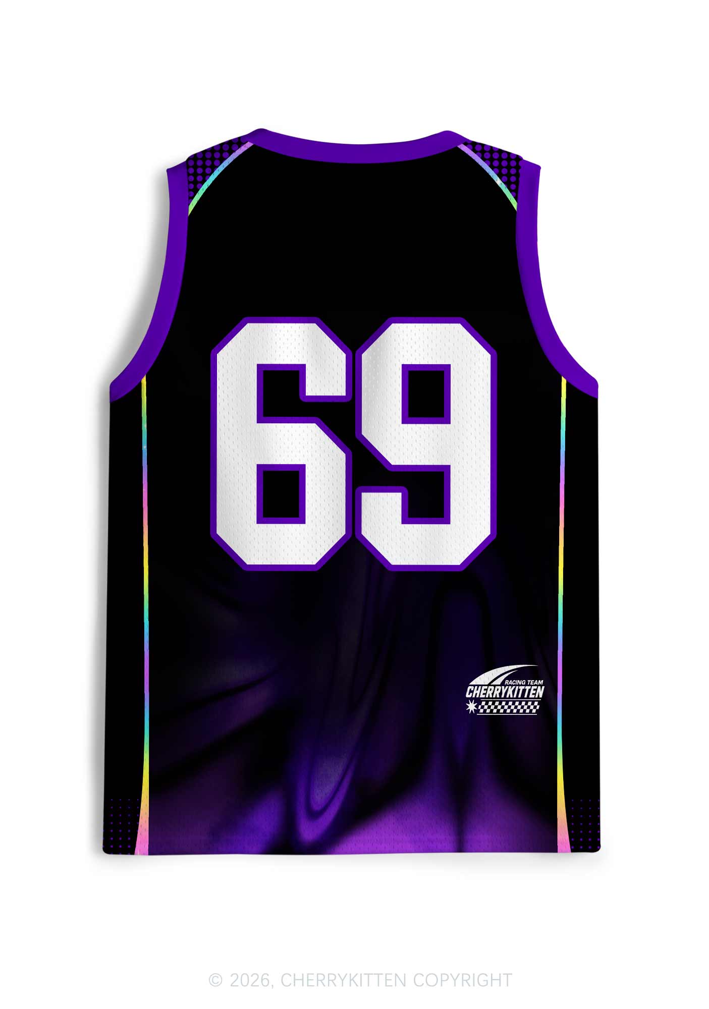 Purple Suffer From Gay Thoughts Pride Y2K Sport Jersey Tank Cherrykitten