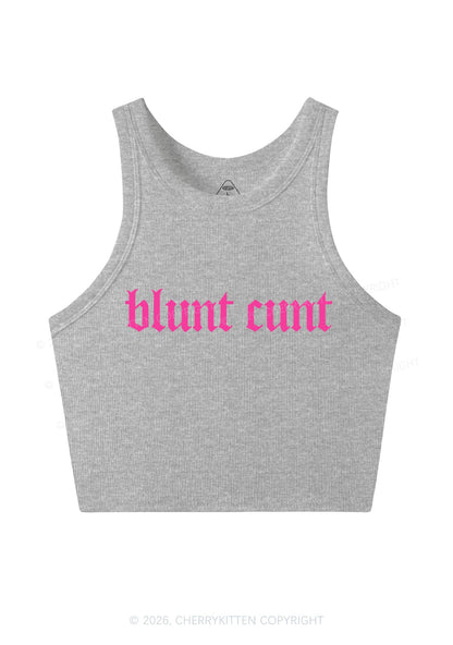 Blunt Cxxt Y2K Crop Tank Top Cherrykitten