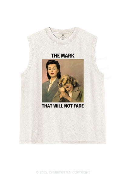 Mark Will Not Fade Pride Y2K Washed Muscle Tank Cherrykitten