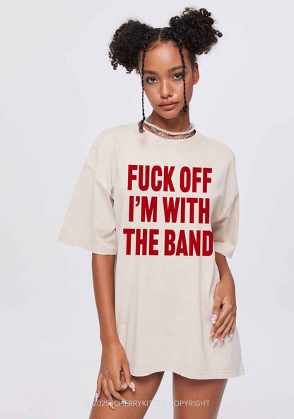 Im With The Band Y2K Shirts Washed Tee Cherrykitten