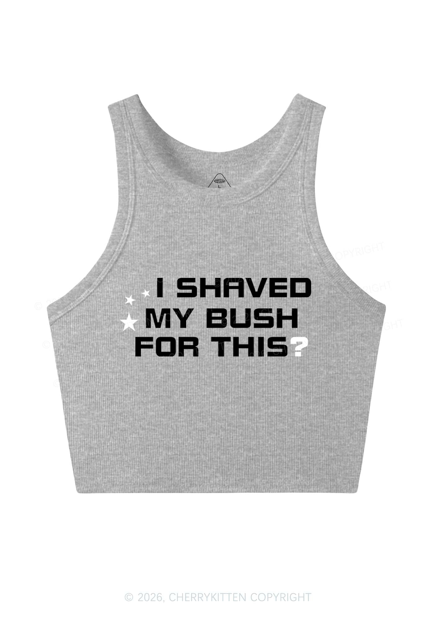 Shaved My Bush For This Y2K Crop Tank Top Cherrykitten