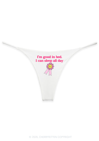 Im Good In Bed Y2K Bikini String Thong Cherrykitten
