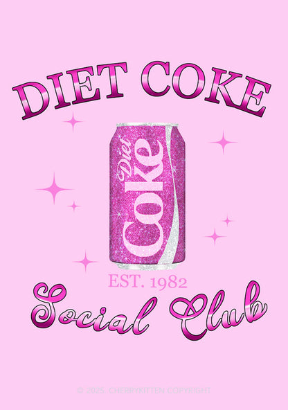 Diet Coke Social Club 1Pc Y2K Pin Badge Cherrykitten