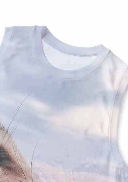 Cold Rat Y2K Mesh Muscle Tank Cherrykitten