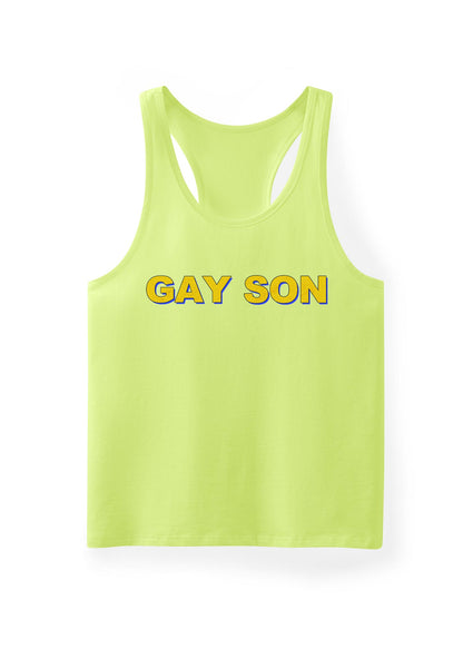 Gay Son Pride Y2K Men Racerback Tank Top Cherrykitten