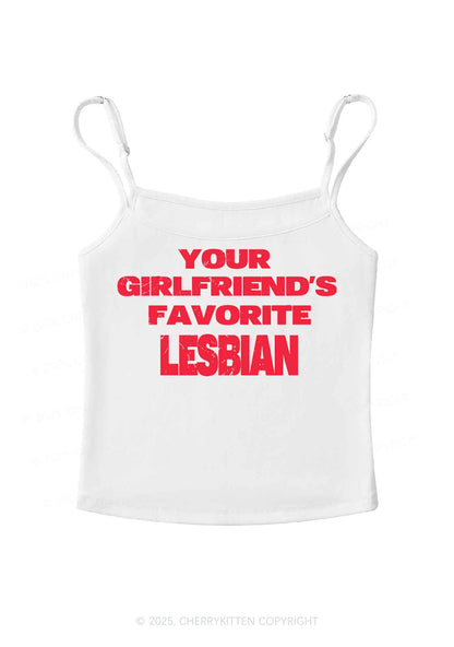 Your GF Favorite Lesbian Pride Y2K Spaghetti Strap Cami Cherrykitten