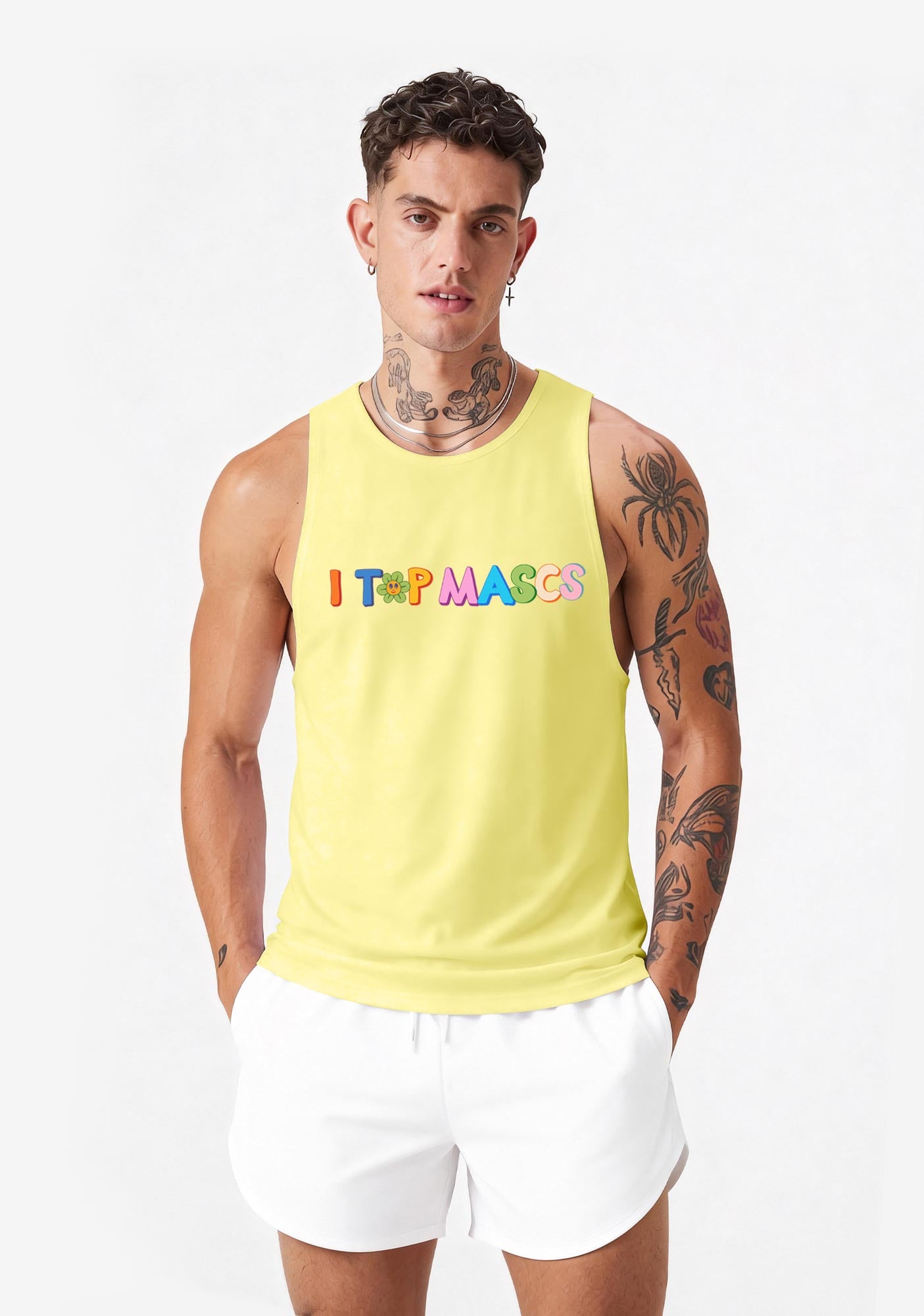 I Top Mascs Pride Y2K Men Racerback Tank Top Cherrykitten