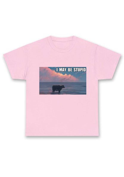 I May Be Stupid Meme Chunky Shirt
