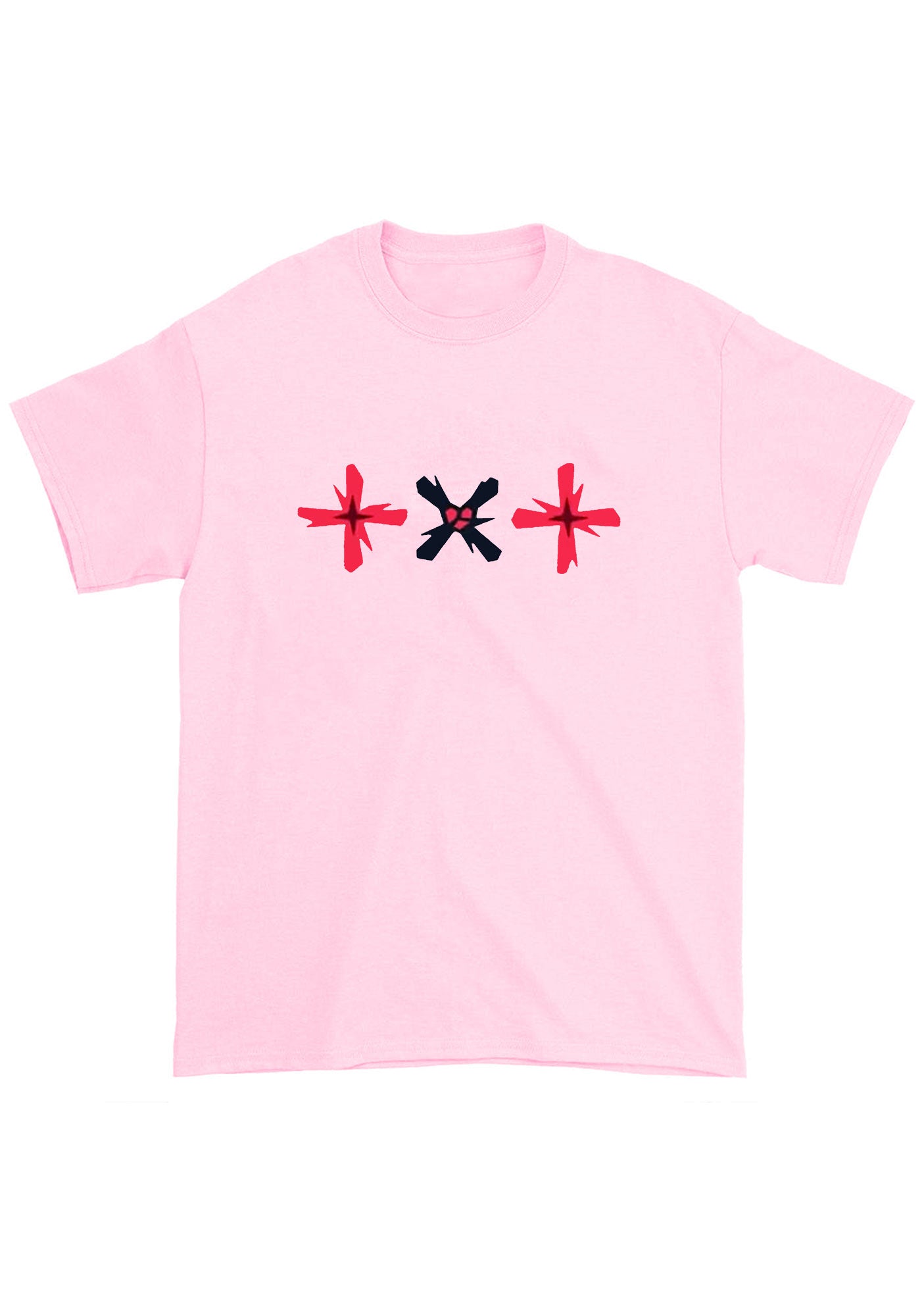 Txt Red&Black Txt Kpop Chunky Shirt