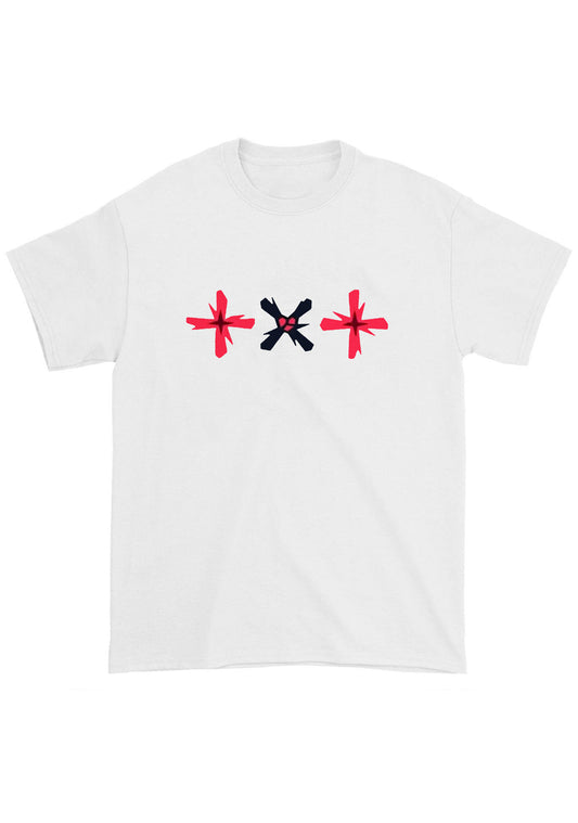 Txt Red&Black Txt Kpop Chunky Shirt