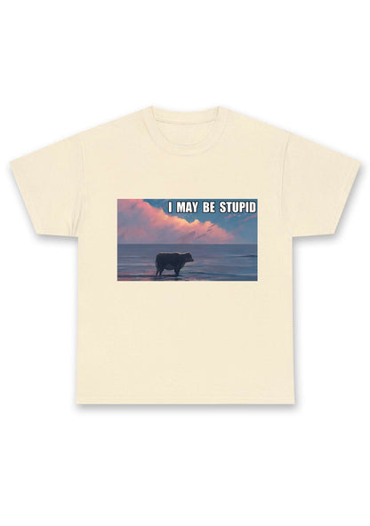 I May Be Stupid Meme Chunky Shirt