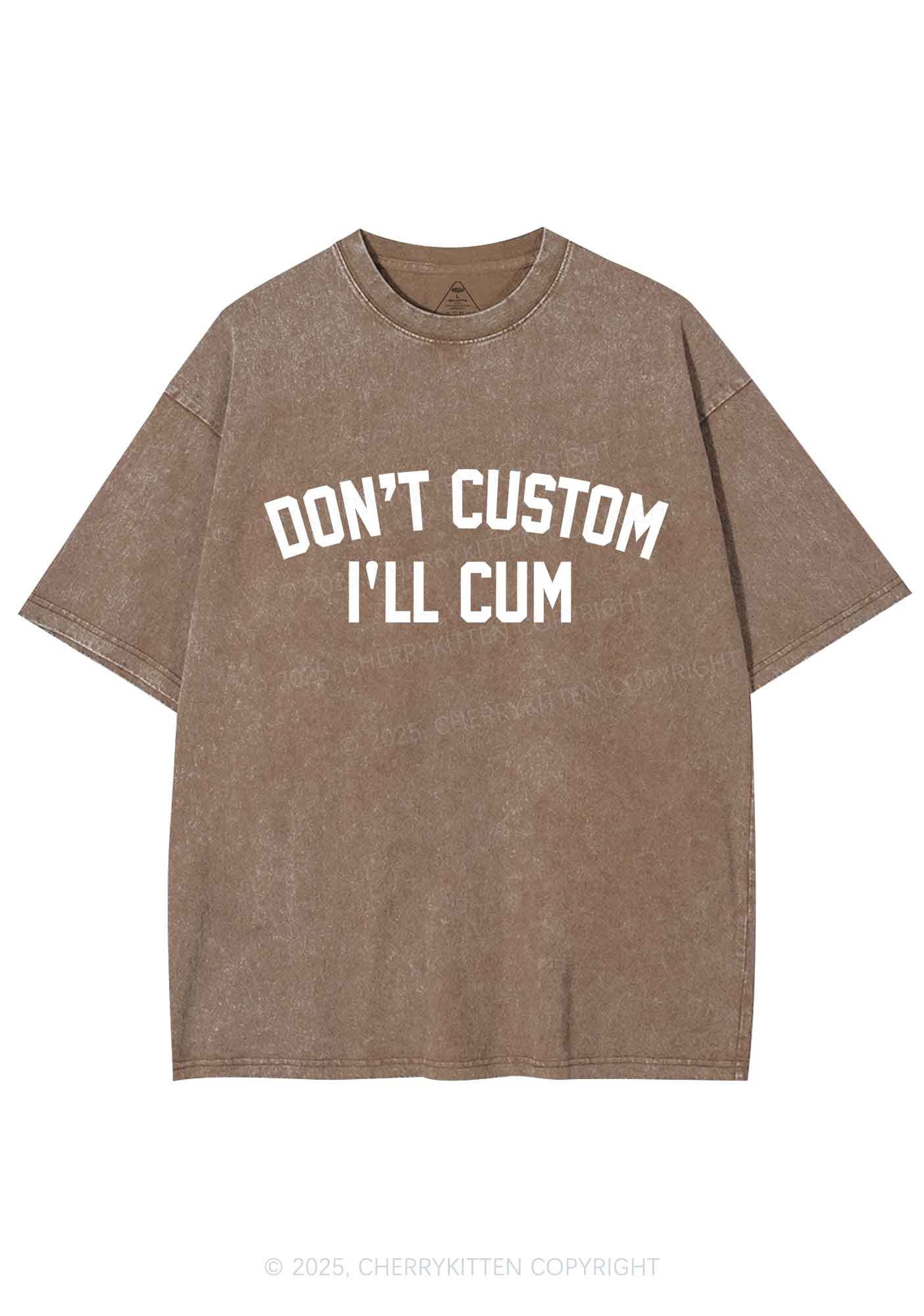 Dont Custom Y2K Shirts Washed Tee Cherrykitten