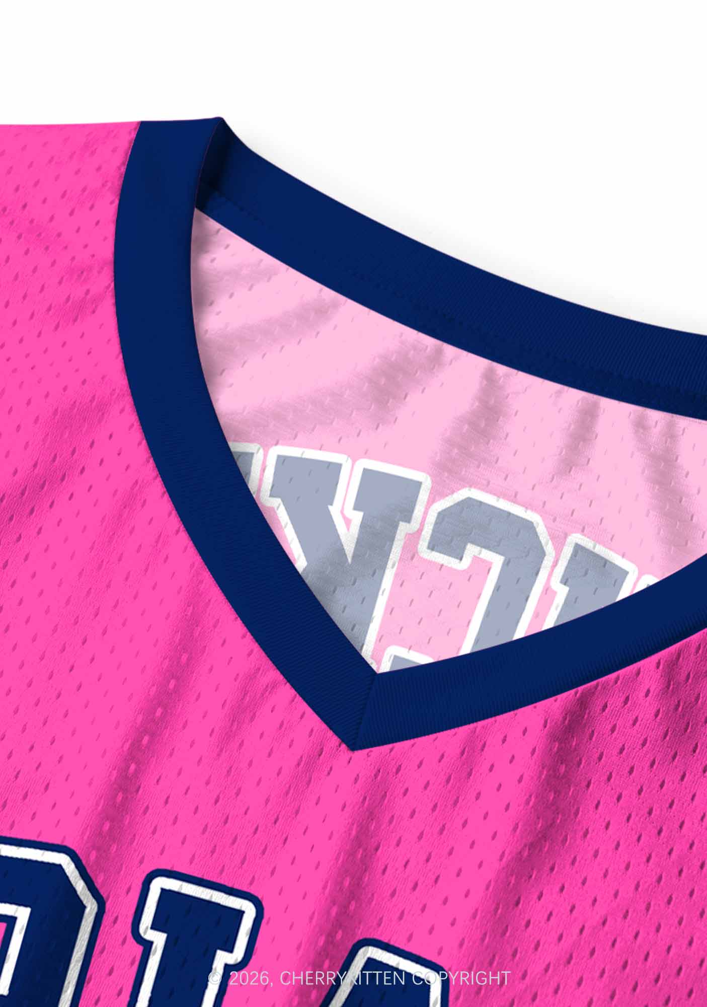 Pink Hockey Team JT Y2K Sport Jersey Tank Cherrykitten