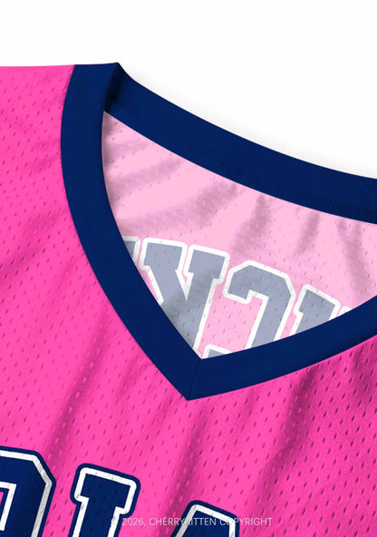 Pink Hockey Team JT Y2K Sport Jersey Tank Cherrykitten