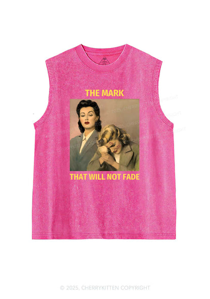 Mark Will Not Fade Pride Y2K Washed Muscle Tank Cherrykitten
