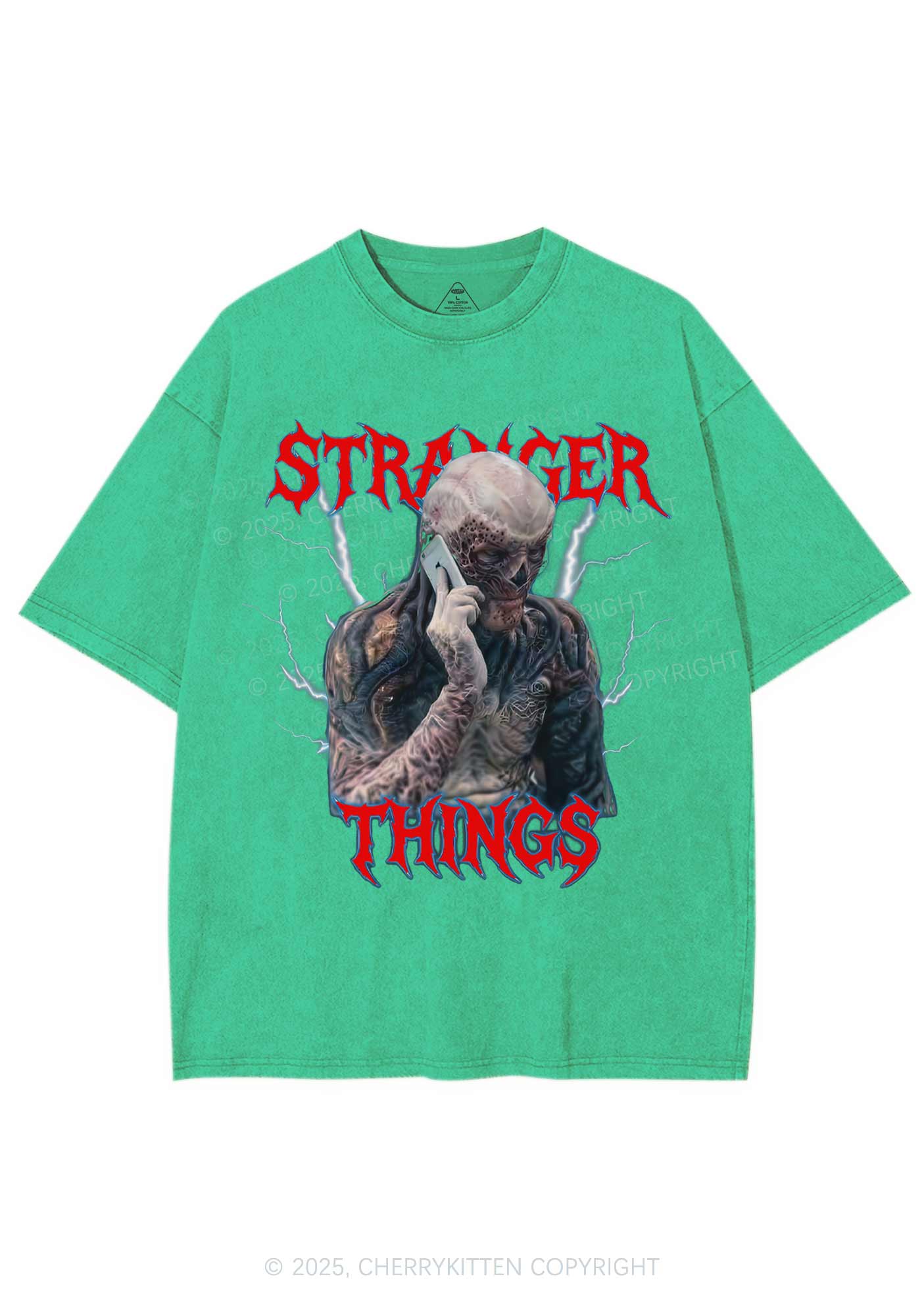 VN On Call Y2K Shirts Washed Tee Cherrykitten