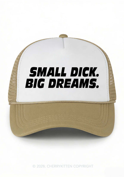 Small Dxxk Big Dreams Y2K Colorblock Trucker Hat Cherrykitten