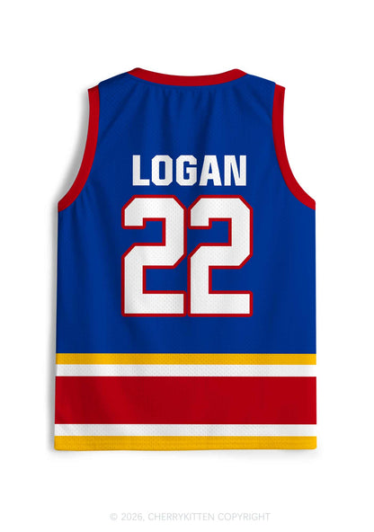 I Love Four Hockey Boys JL Y2K Sport Jersey Tank Cherrykitten