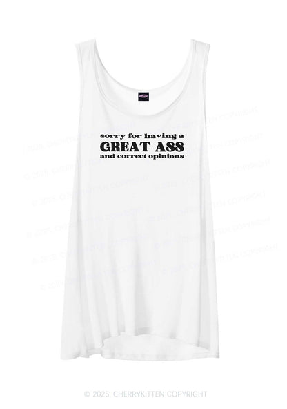 Sorry For Having Great Axx Y2K Sheer Boyfriend Tank Cherrykitten