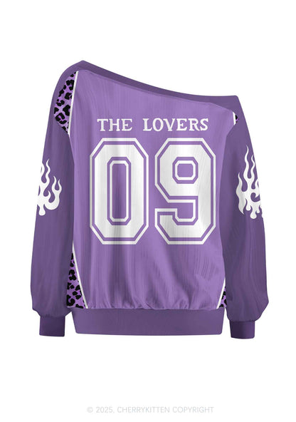 Custom Halloween The Lovers Y2K Off Shoulder Long Sleeve Sport Jersey Shirts Cherrykitten