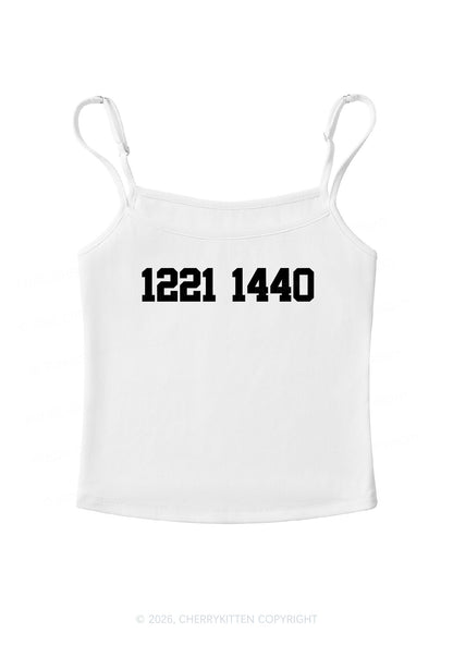 Retro Number HR Y2K Spaghetti Strap Cami Cherrykitten