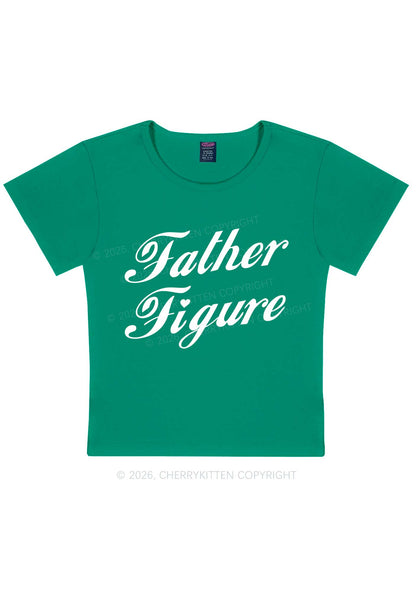 Father Figure Valentine's Day Y2K Baby Tee Cherrykitten