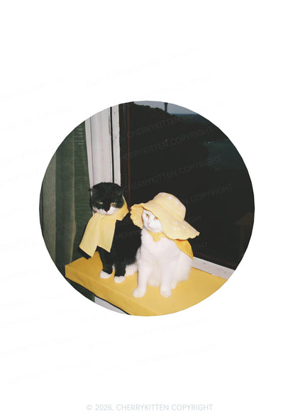 Cats Friend Y2K Soft Magnetic Refrigerator Magnet Cherrykitten