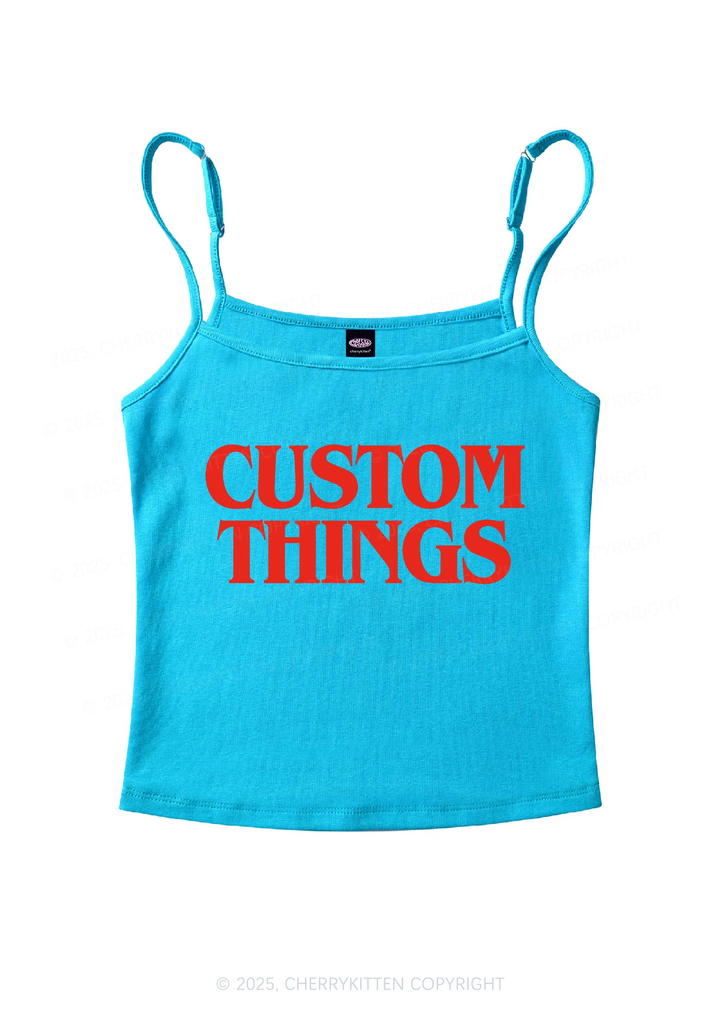 Custom Things Y2K Spaghetti Strap Cami Cherrykitten