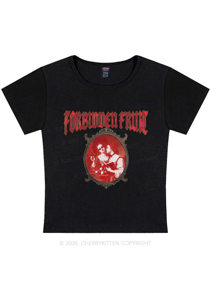 Forbidden Fruit Pride Y2K Baby Tee Cherrykitten