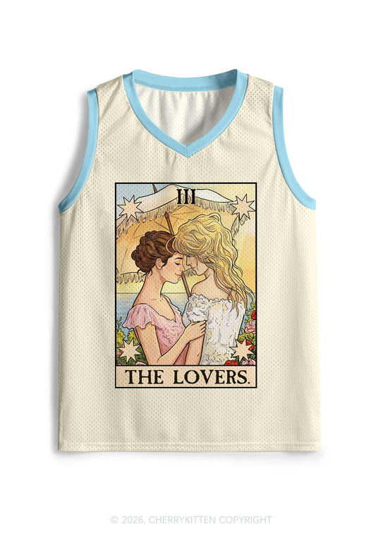 Vintage Beach Lesbian Lovers Pride Y2K Sport Jersey Tank Cherrykitten