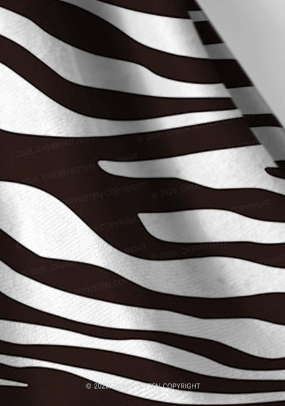 Classic Zebra Stripes Y2K Print Headband Cherrykitten