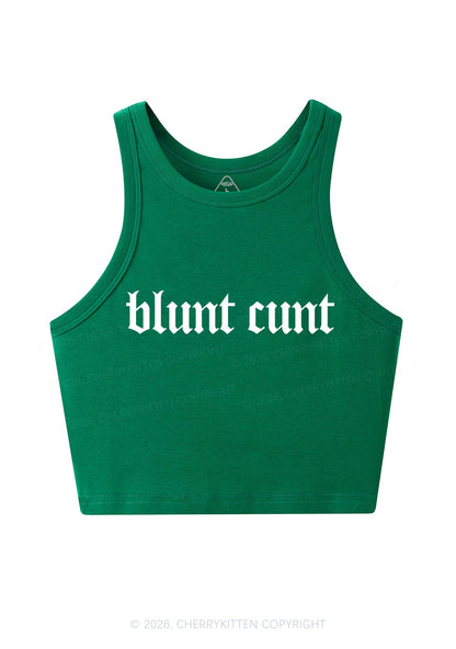 Blunt Cxxt Y2K Crop Tank Top Cherrykitten
