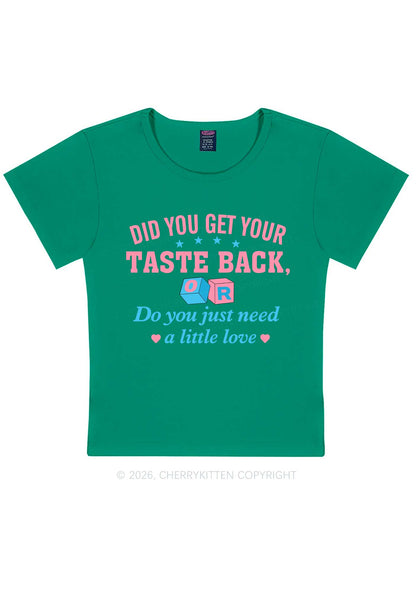 Get Your Taste Back Y2K Baby Tee Cherrykitten