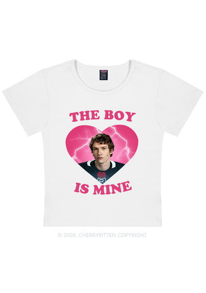 The Boy Is Mine CS Y2K Baby Tee Cherrykitten