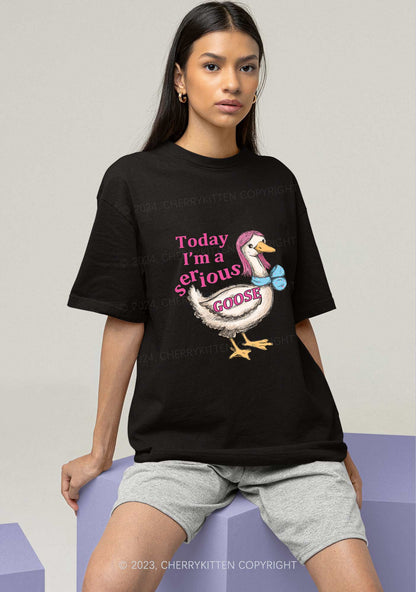 Serious Goose Y2K Chunky Shirt Cherrykitten